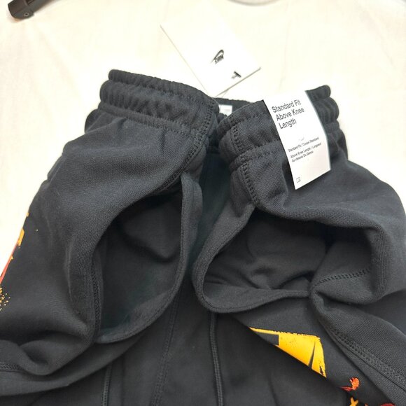 NEW Nike Streetwear Men's French Terry Shorts Black Size Large Athletic Athletic - Picture 7 of 9